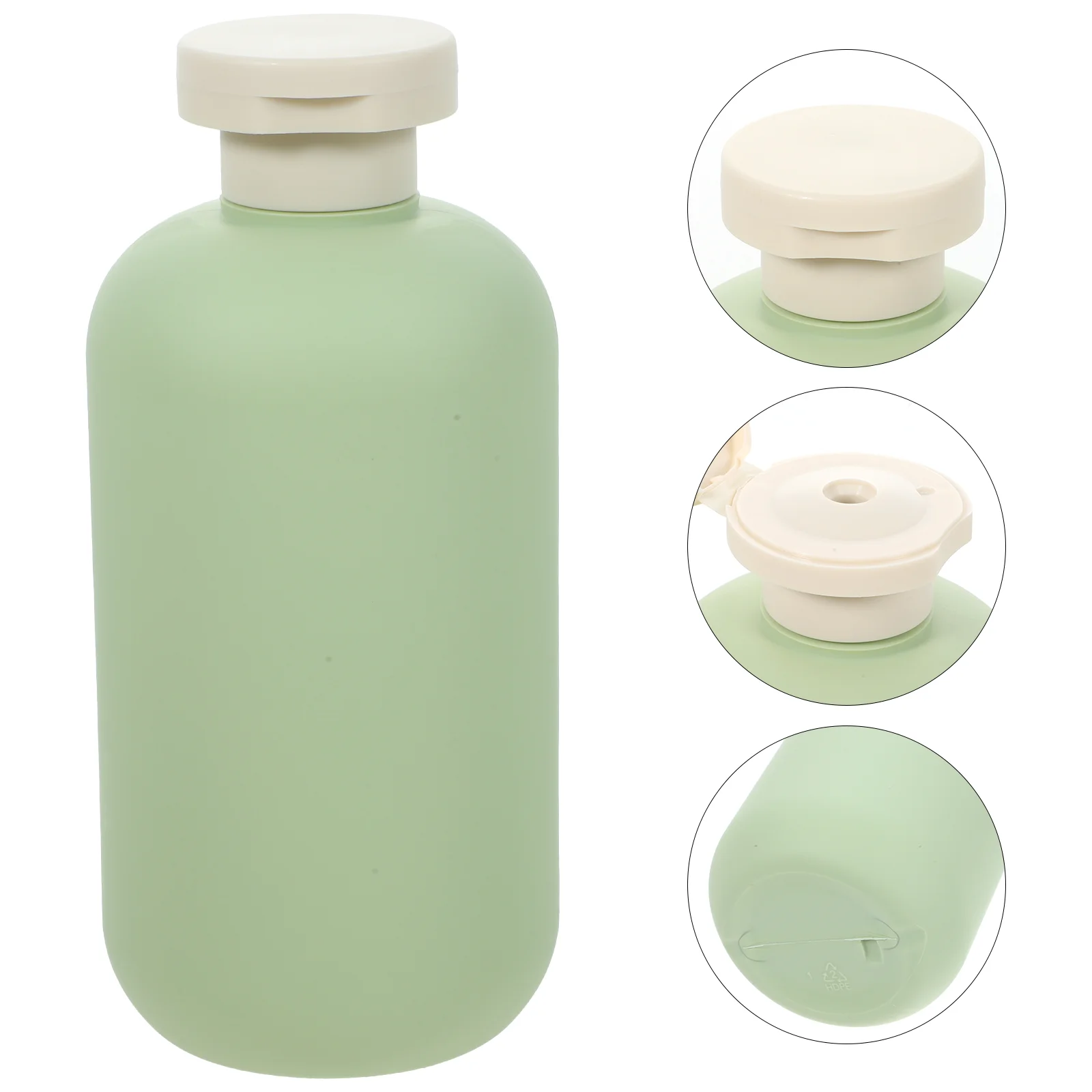 

Travel Bottles Flip Cap Plastic Empty Shampoo Conditioner Toiletry Container Lotion