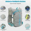 1PCS Running Hydration Vest for Women Men , Hydration Backpack for Hiking Marathon Race 4