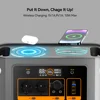 FF Flashfish QE02D Lifepo4 1008Wh Rechargeable Portable Power Station 1200W 315000mAh Solar Generator UPS AC Wireless Battery 1