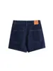 TRAF 2024 Women's Fashion Flip Pocket Decoration Short Flip Collar Slim fit denim Top + Asymmetric Denim Skirt 2 Piece Set 5