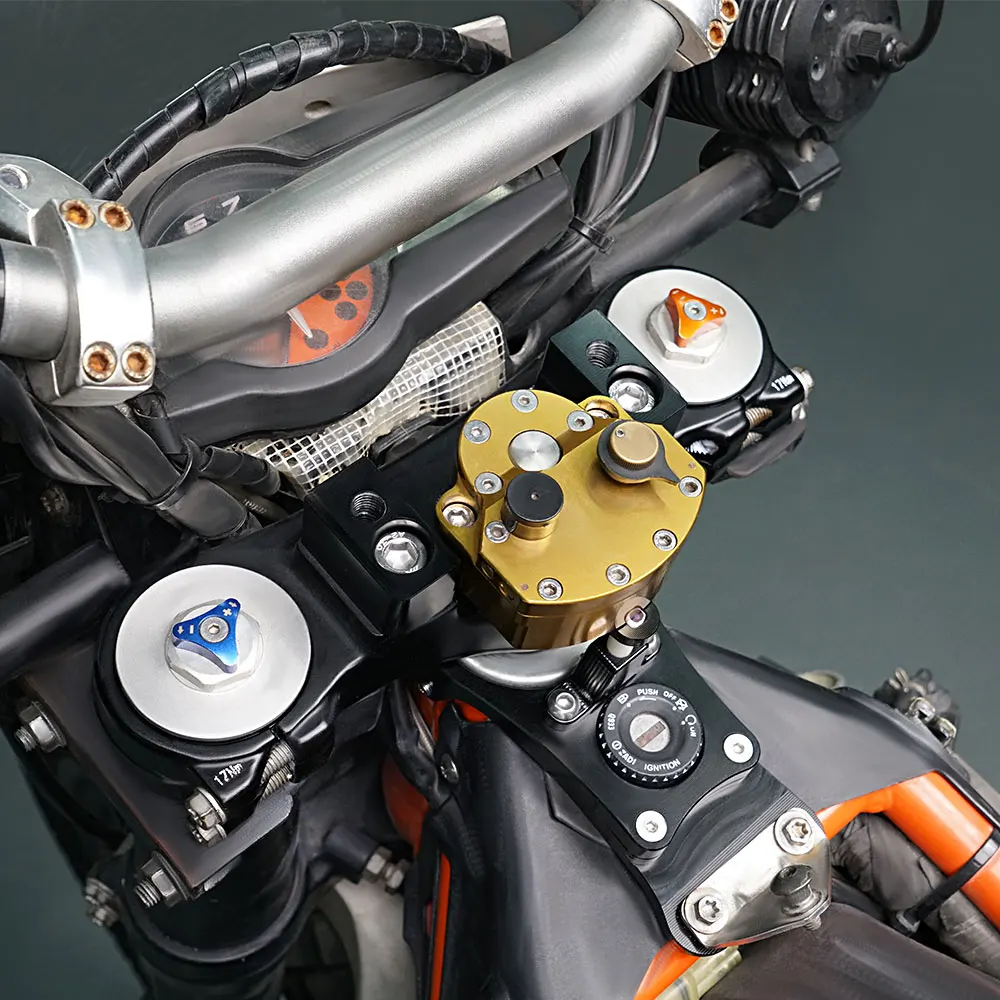 Für KTM 690 Enduro /R 2012-2018 Motorrad Lenkungsdämpfer Montagesatz Halterung für Scotts 690 Enduro /R 2012-2018 2013 2014 – Detail 12