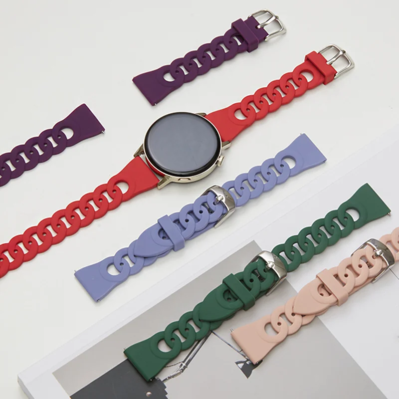 Premium Adjustable Silicone Watch Strap - Universal Fit