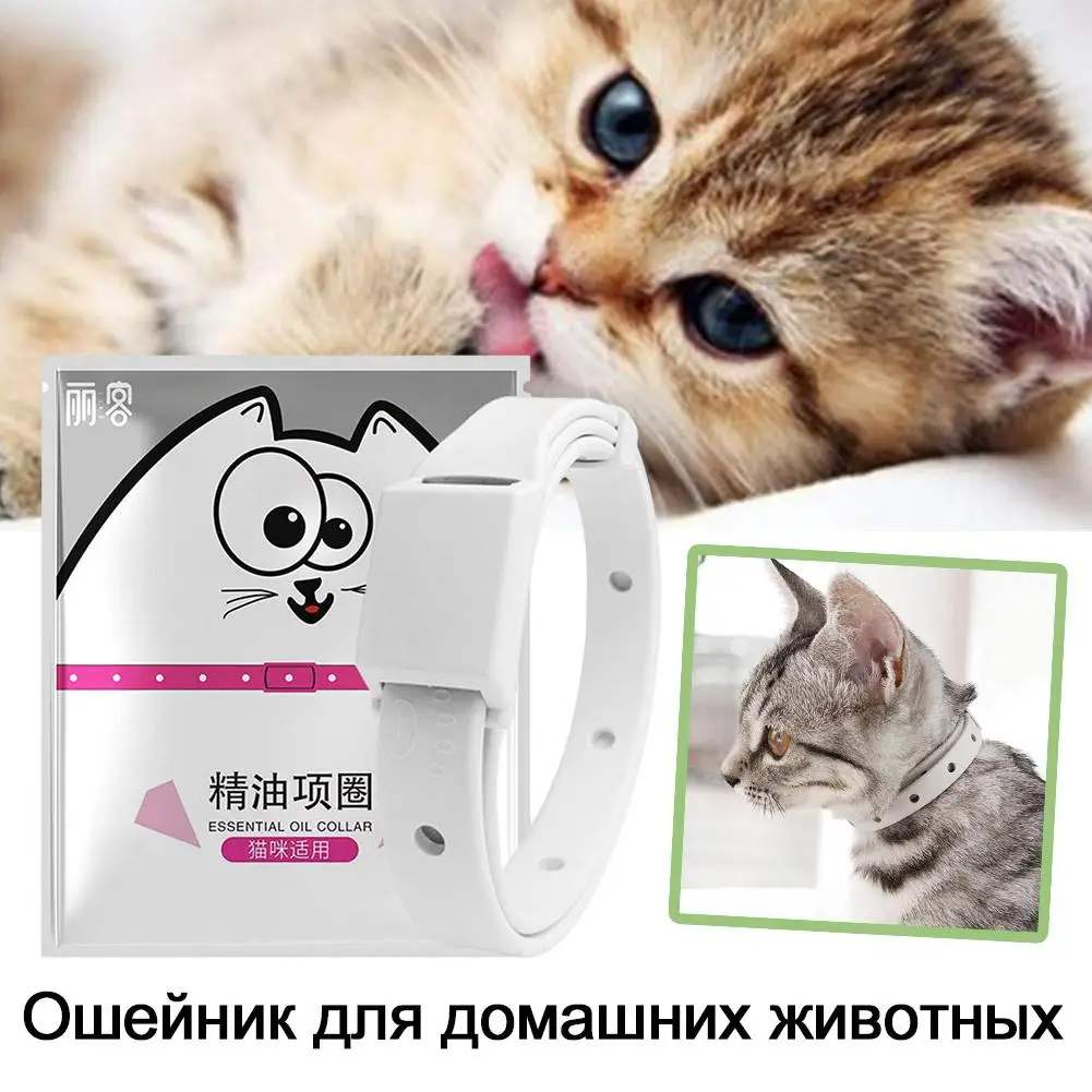 

Safe Natural Pet Essential Oil Collar Anti Flea Mite Lasting Accessories Lice Protection Insecticide Mosquito Cat Adjustabl N8B4