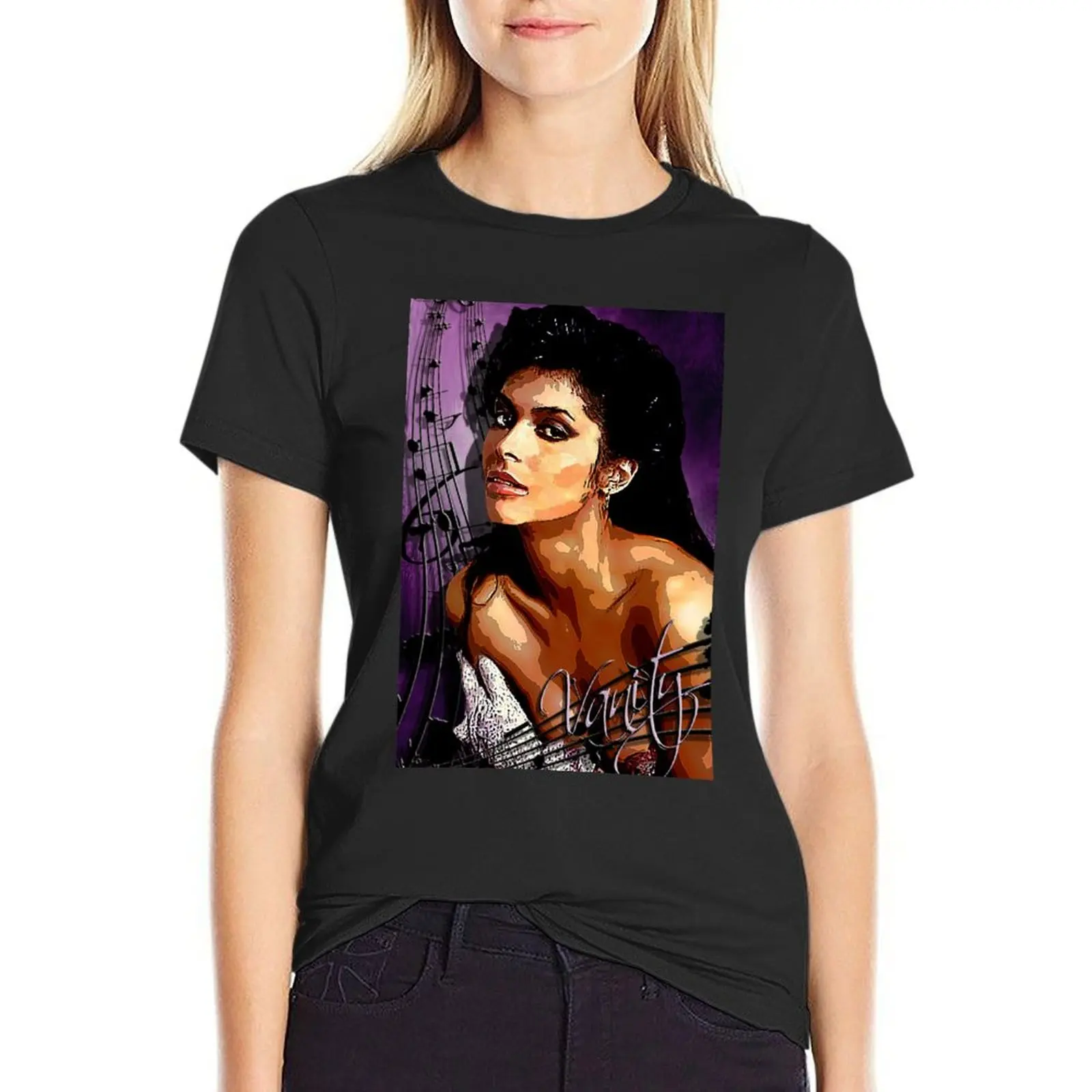 

Vanity Tribute D-2 Poster T-Shirt hippie clothes Blouse Women's t-shirt