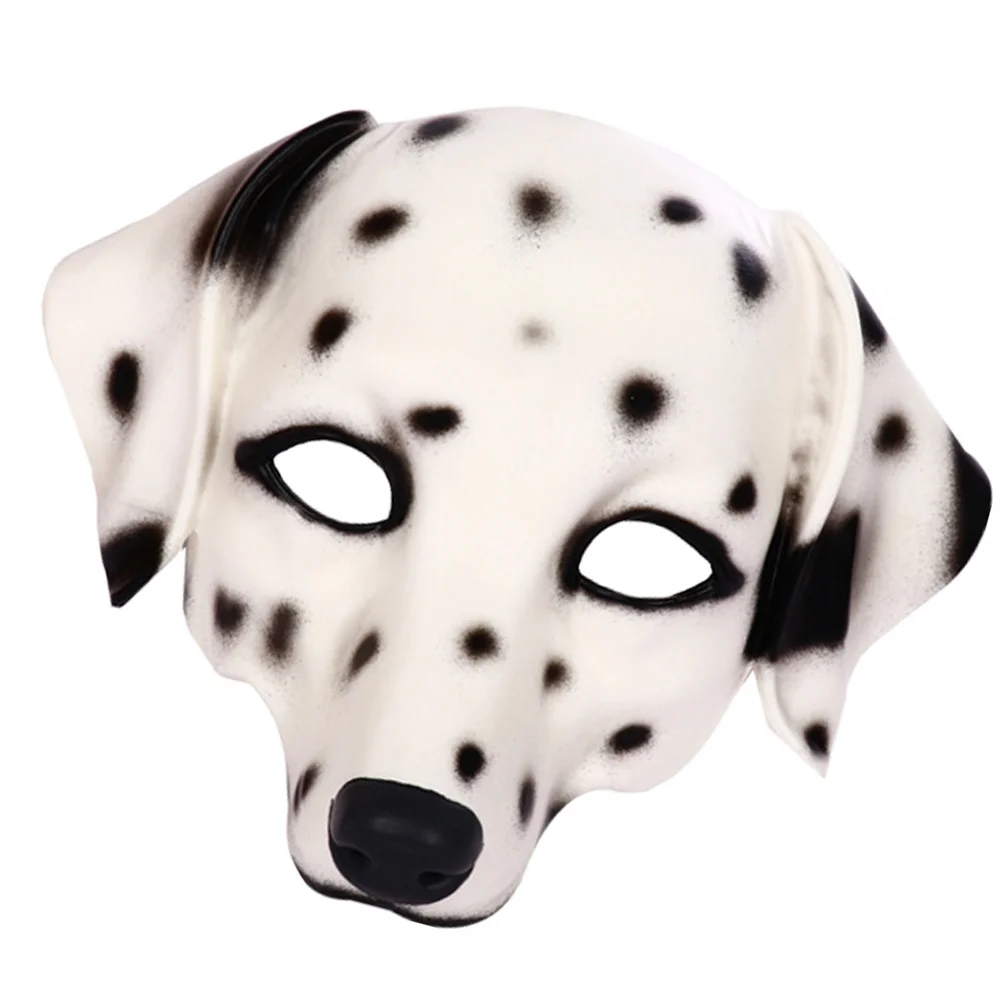 Dalmatians Mask Role-play Animal Unisex Stage Performance Cosplay Party Dressing up Decorative Creative Face hot game arknights tsukinogi cosplay costume fashion combat unifrom unisex ball activity party role play clothing custom make