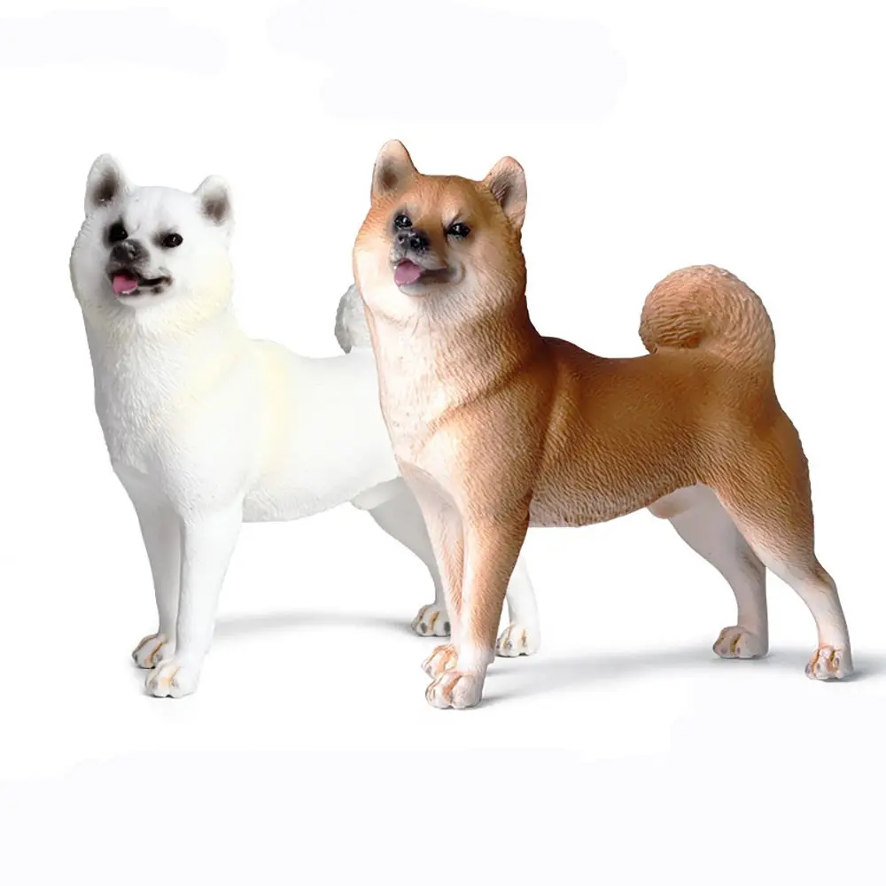 

Zoo Scene Kids Cognition Educational Toy Early Learning Simulation Puppy Pet Dog Models Lifelike Shiba inu Figurines