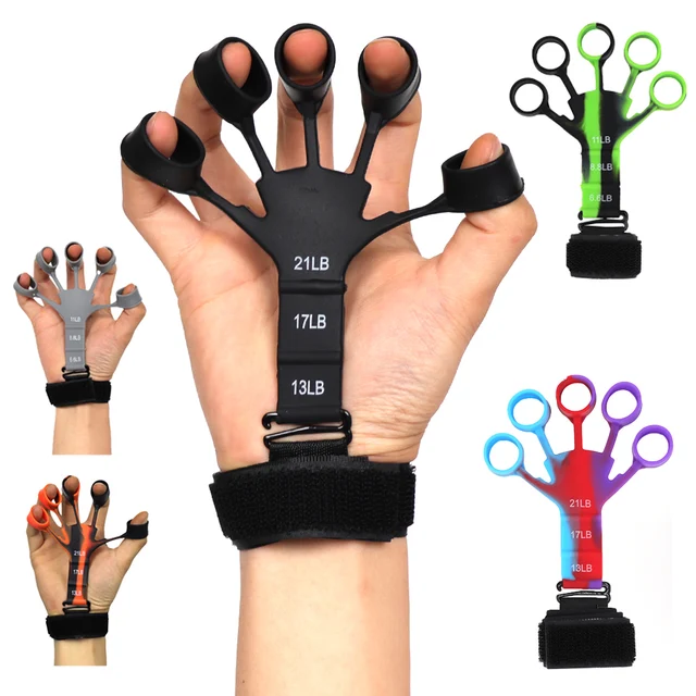 3-Resistance Hollow Hand Gripper - Finger/Wrist Trainer for Gym, Sports & Physical Therapy For Men and Women