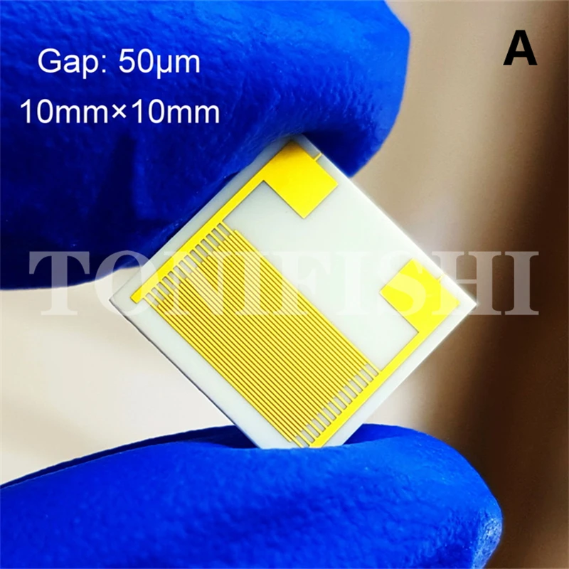 

50μm Ceramic Interdigital Electrode IDE Capacitive Array Biogas Humidity Sensor Chip