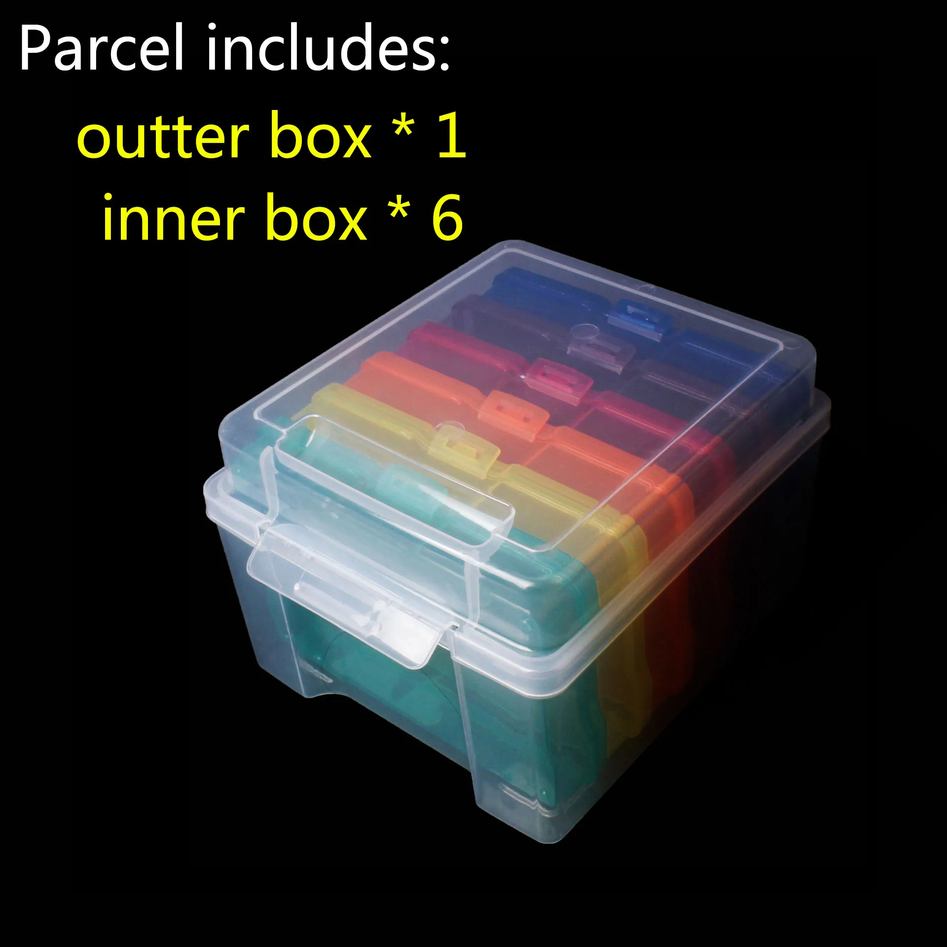 Francheville Plastic Storage Box Clear