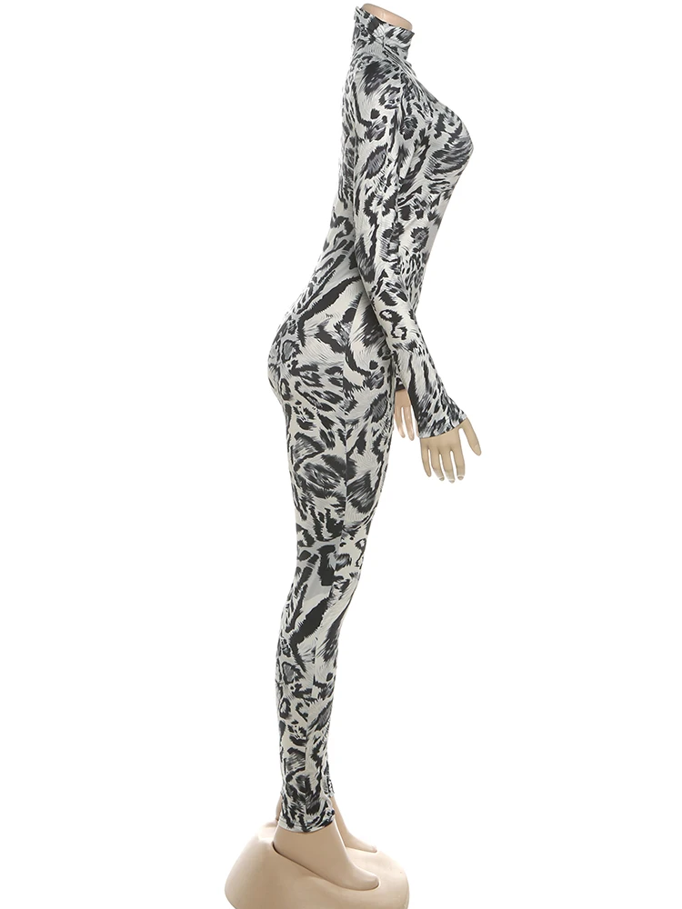 Kliou Leopard Print Jumpsuit Image 4