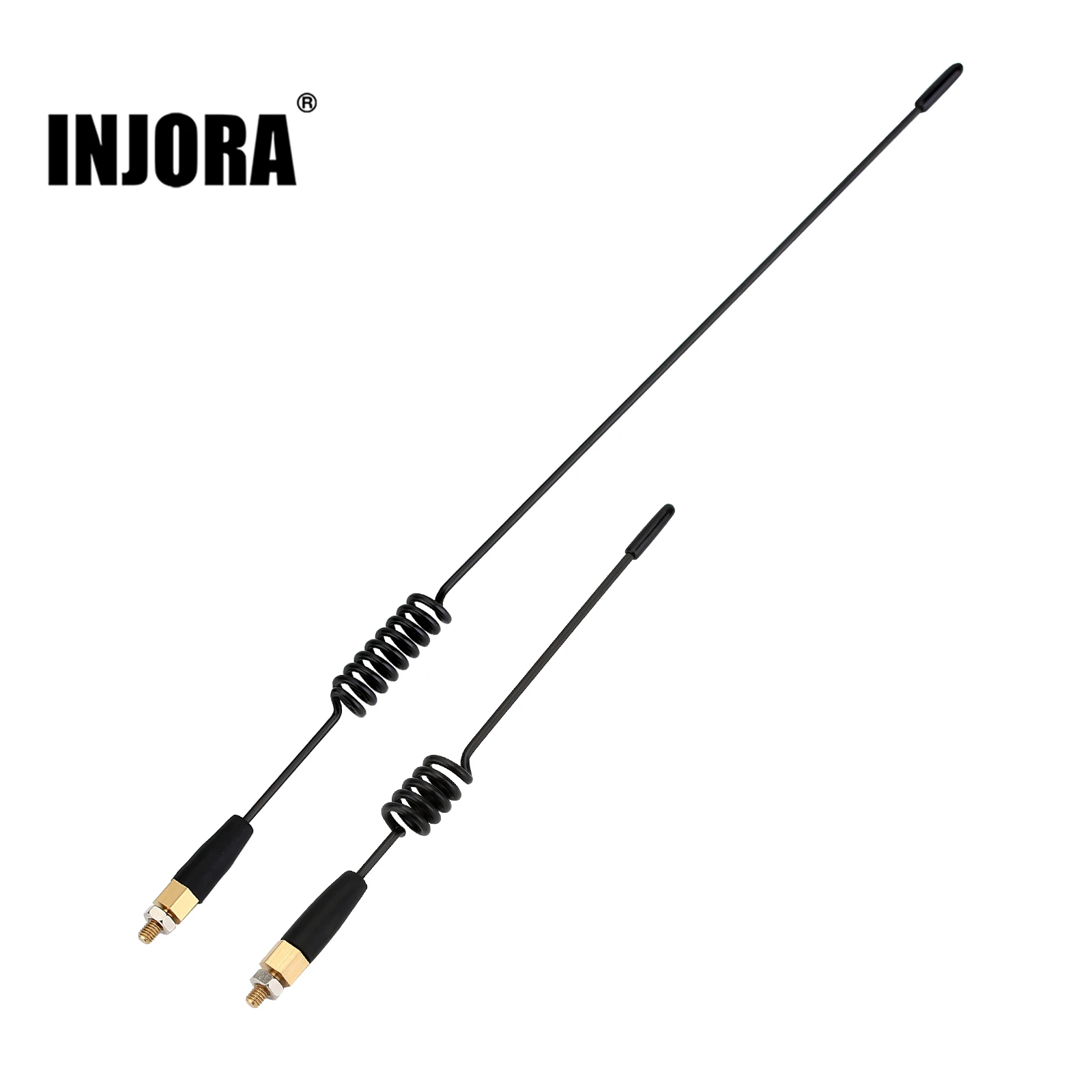 Injora Metal 1pcs Rc Car Metal Antenna 12cm/23cm For 110 Rc Crawler
