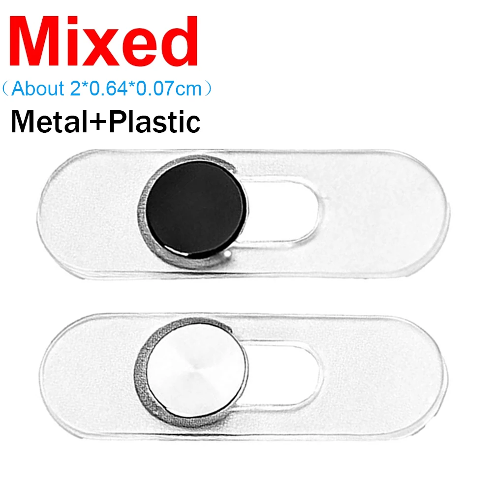 Aluminum Alloy Webcam Privacy Cover with Slide Switch