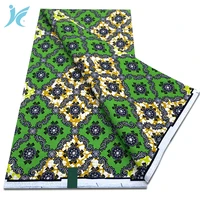 Prix de gros africain véritable cire imprime tissu Ankara cire 100% coton tissu garanti véritable matériel de couture Original 5