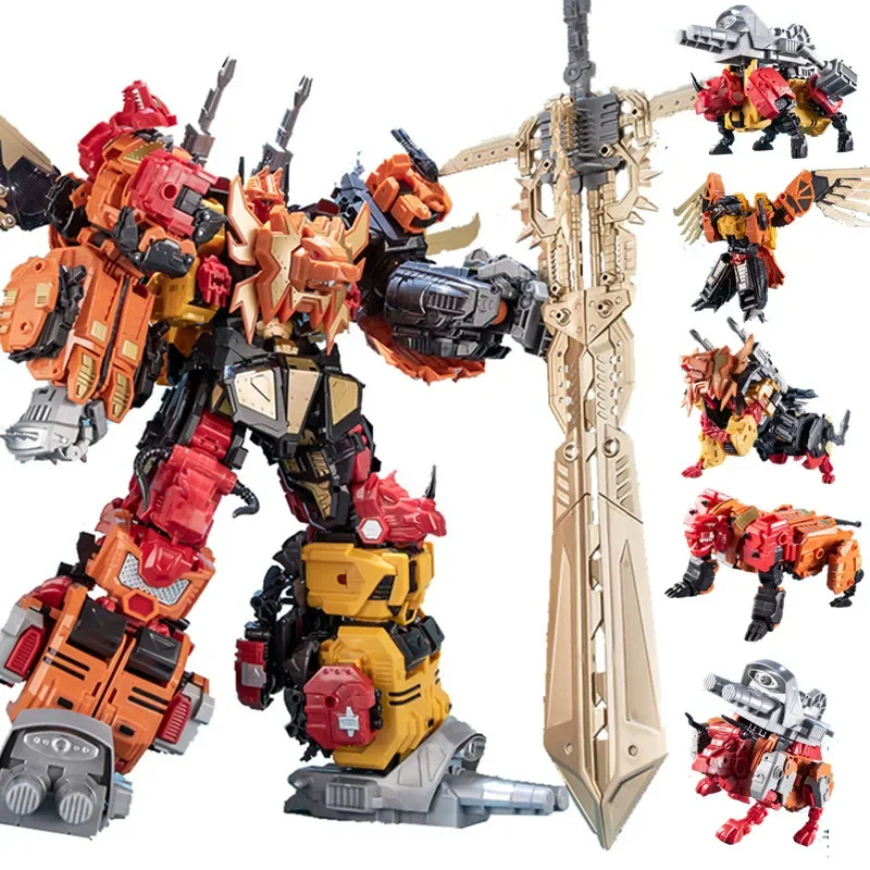 JINBAO Predaking Bruticus Transformation Toys 5IN1 Combiner