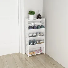New style home simple mini small shoe rack narrow doorway super thin shoe ark saves space multi-layer
