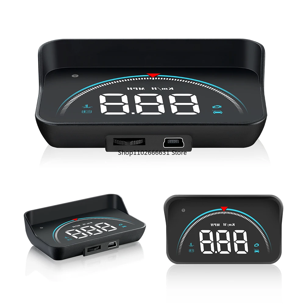 

Проектор на лобовое стекло EOBD OBD2, автомобильный проектор на лобовое стекло, дисплей на лобовое стекло, спидометр, электронные аксессуары