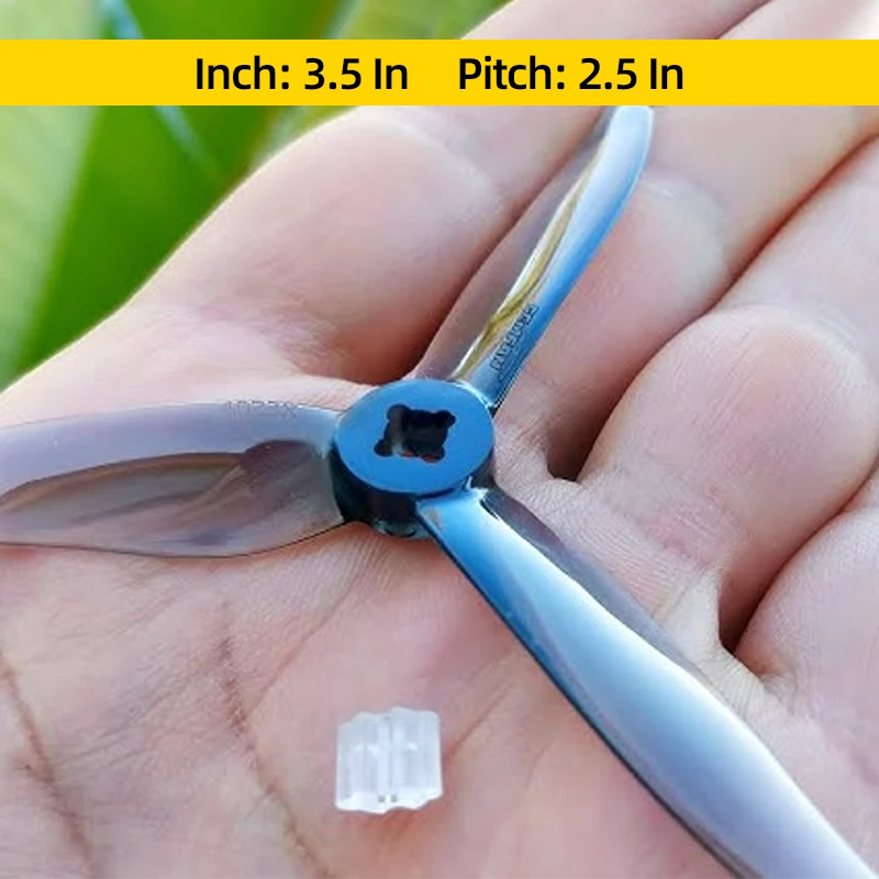 Gemfan 허리케인 3525 RC FPV 프리스타일 레이싱 3.5 인치 이쑤시개 드론용 3 블레이드 프로펠러 CW/CCW PC 소품, 3.5x2.5x3, 12 쌍, 16 쌍