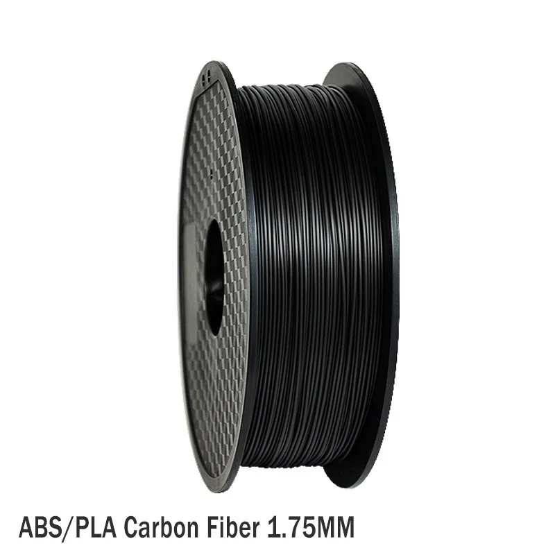 

New PLA/ABS/PETG/Nylon/PC Carbon Fiber 3D Printer Filament 1.75mm Dimensional Accuracy +/-0.05mm, Contain 15% Carbon Fiber