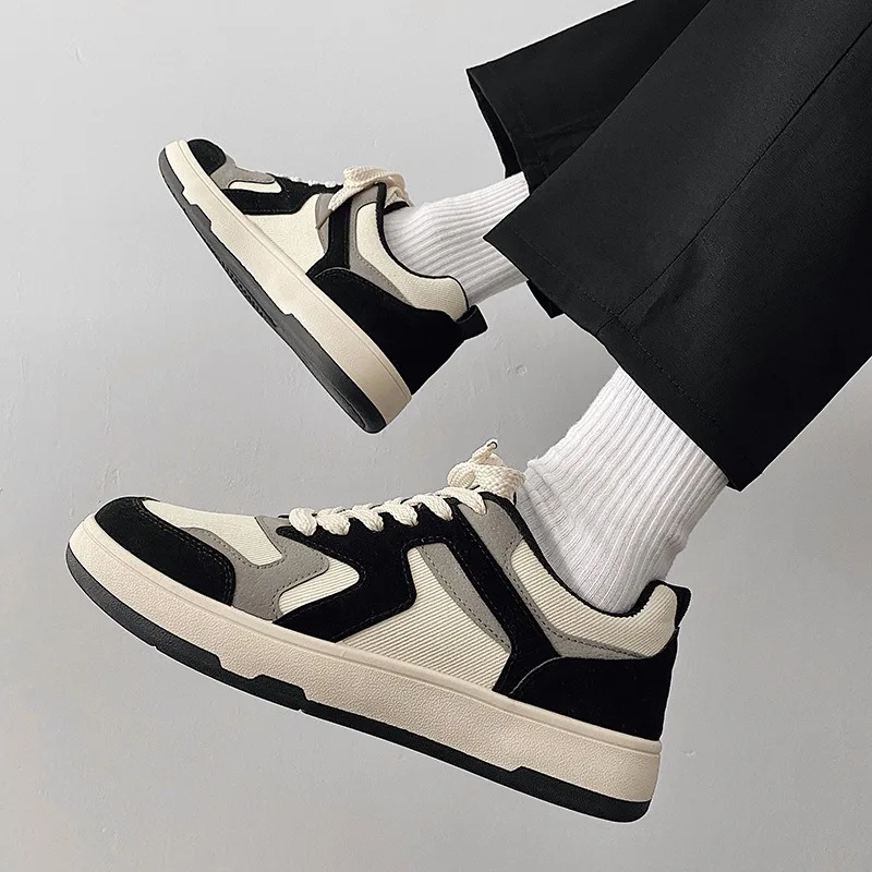 

Men Sneaker Fashion Outdoor Casual Shoe Breathable Canvas Shoes for Men Lace Up Vulcanized Shoes Comfort Flats Zapatillas Hombre
