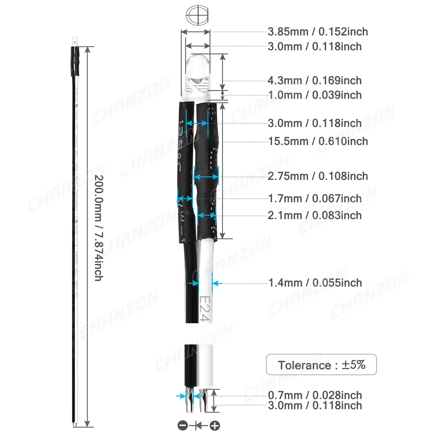 20pcs 3mm 12V LED 다이오드 미리 배선 된 방출 빛 구슬 따뜻한 흰색 빨간색 녹색 파란색 노란색 오렌지 UV 핑크 사전 유선 케이블 램프 전구