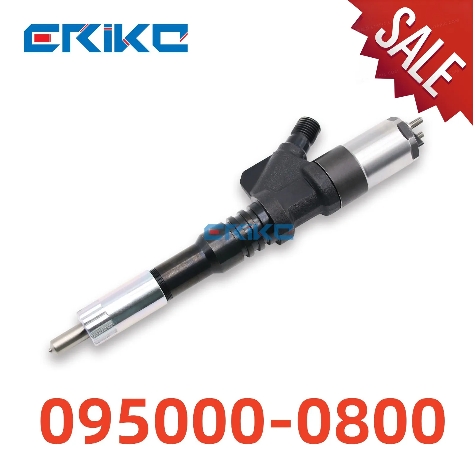 

095000-0800 Common Rail Diesel Injector 6156-11-3100 095000-0801 Fuel Inyector Nozzle for Denso Komatsu SA6D125E 6156-11-3101