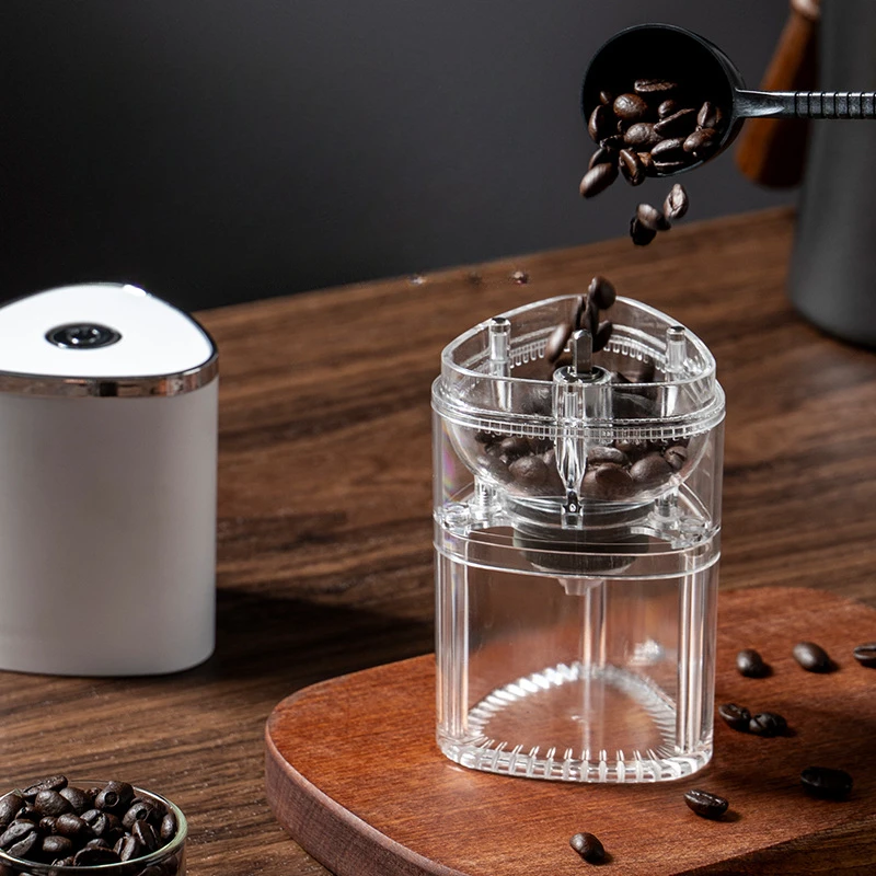 Coffe Machine Electric Convenient Semi-automatic American Handheld Bean Grinder Small Grinder Low Noise Automatic Power-off