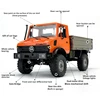LDR/C LD1201 Unimog 1/12 4WD 5CH RTR RC electric simulation climbing off-road vehicle model remote control car adult boy toy 5