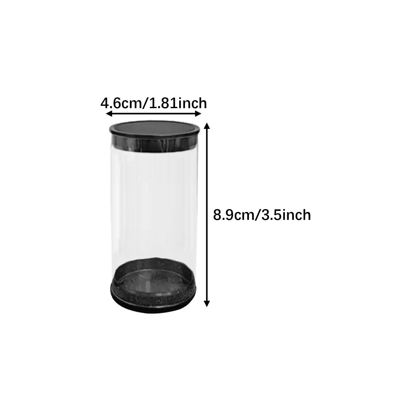 Golf Ball Case Cylinder Collectible Portable Transparent Golf Ball Storage Tube Packaging Box Container Golf Accessories