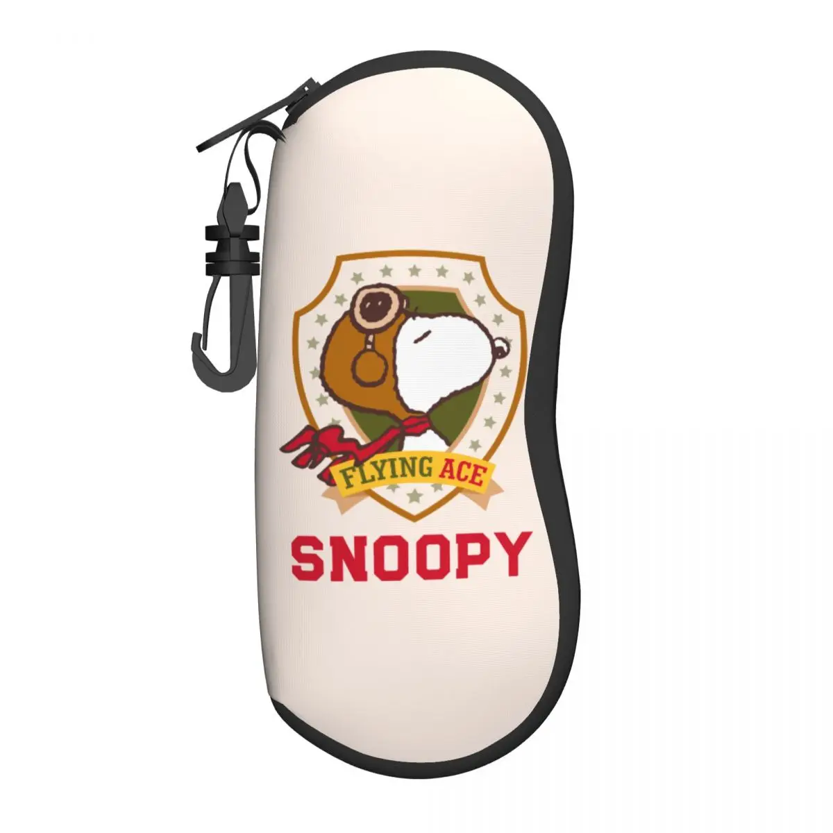 

Cute Snoopy Flying Ace Badge Peanuts Anime Glasses Case Printing Accessories Eyewear Storage Box Ins Style Eyeglasses Box