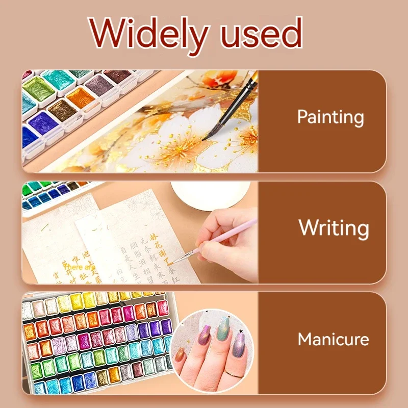 12/20/24/60 Color Gouache Watercolor Paint 4