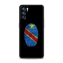 Congo Flag Design Phone Case Cover for Oppo Reno8Pro (A1)