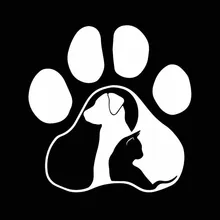 

Funny Dog Cat Car Stickers Decor Motorcycle DecalsLove Animal Decorative Accessories Creative Sunscreen Waterproof PVC,15cm*15cm