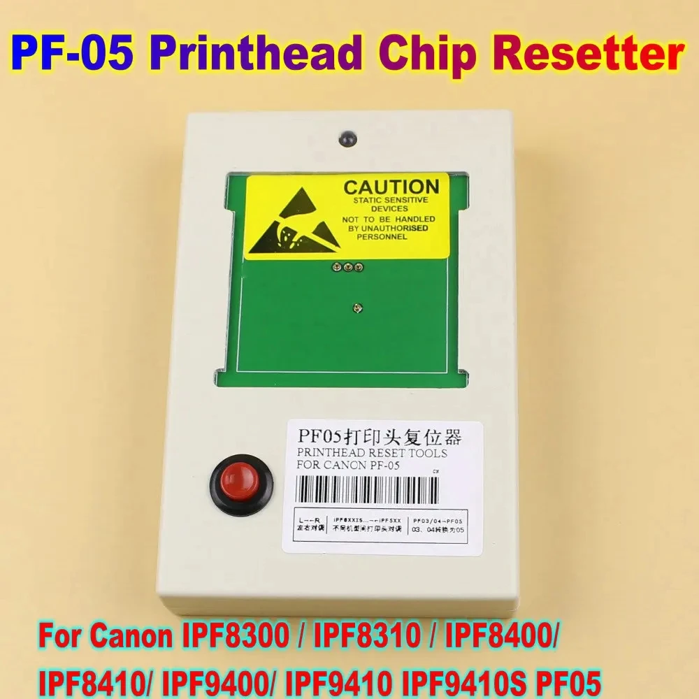 

Чип печатающей головки PF05 для Canon IPF8300 IPF8310 IPF8400 IPF8410 IPF9400 IPF9410 IPF9410S PF05 сброс печатающей головки