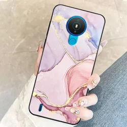Elegant Marble Soft Silicone Phone Case - Sleek & Durable TPU Protective Cover for Nokia 1.4 (B0701)
