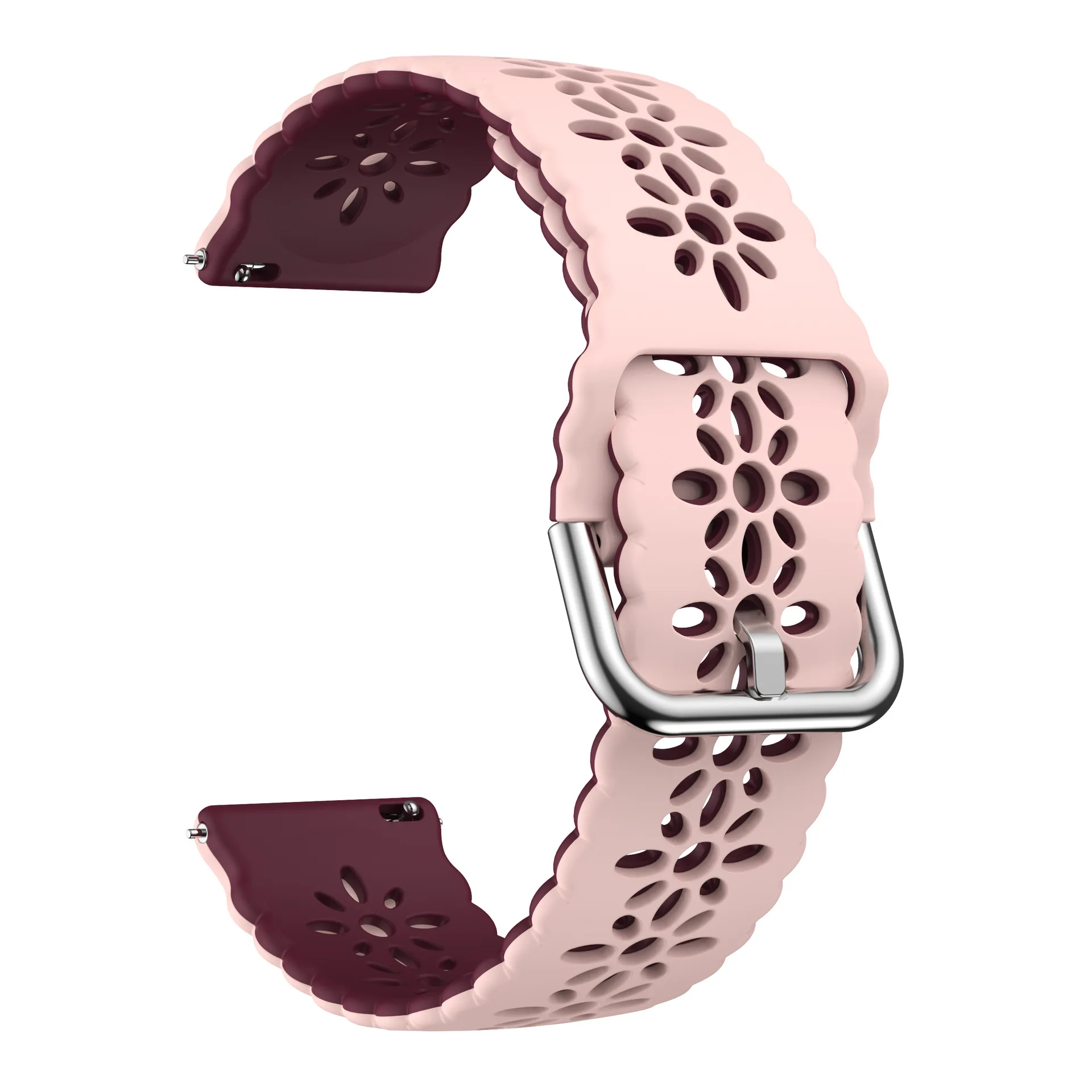 Durable Silicone Watch Band - 20mm/22mm, Multiple Colors