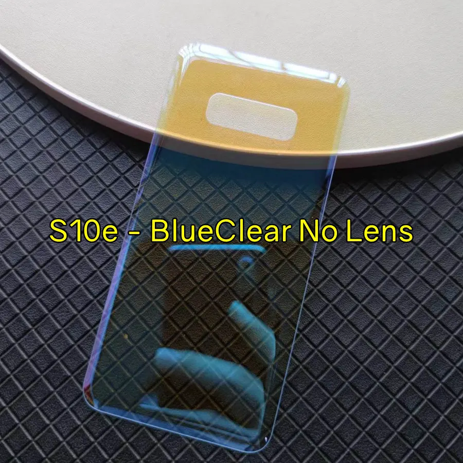 Transparent Rear Glass Cover Replacement - Back Panel Housing Case