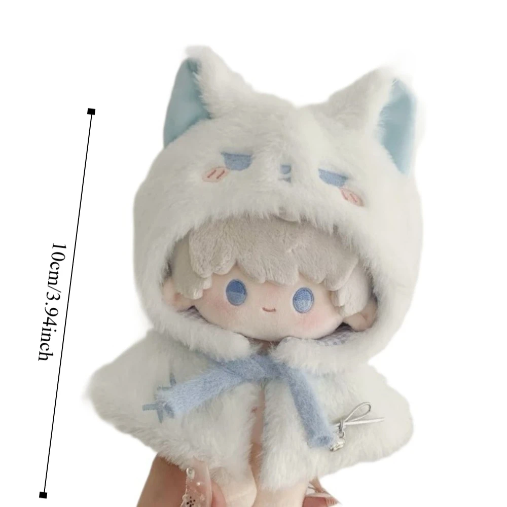 No Attributes Dolls Clothes Cloak 10cm Cotton Clothes Dress Up Suit 20cm Clothes Outfit Cute Blue Clothes Set Accessories