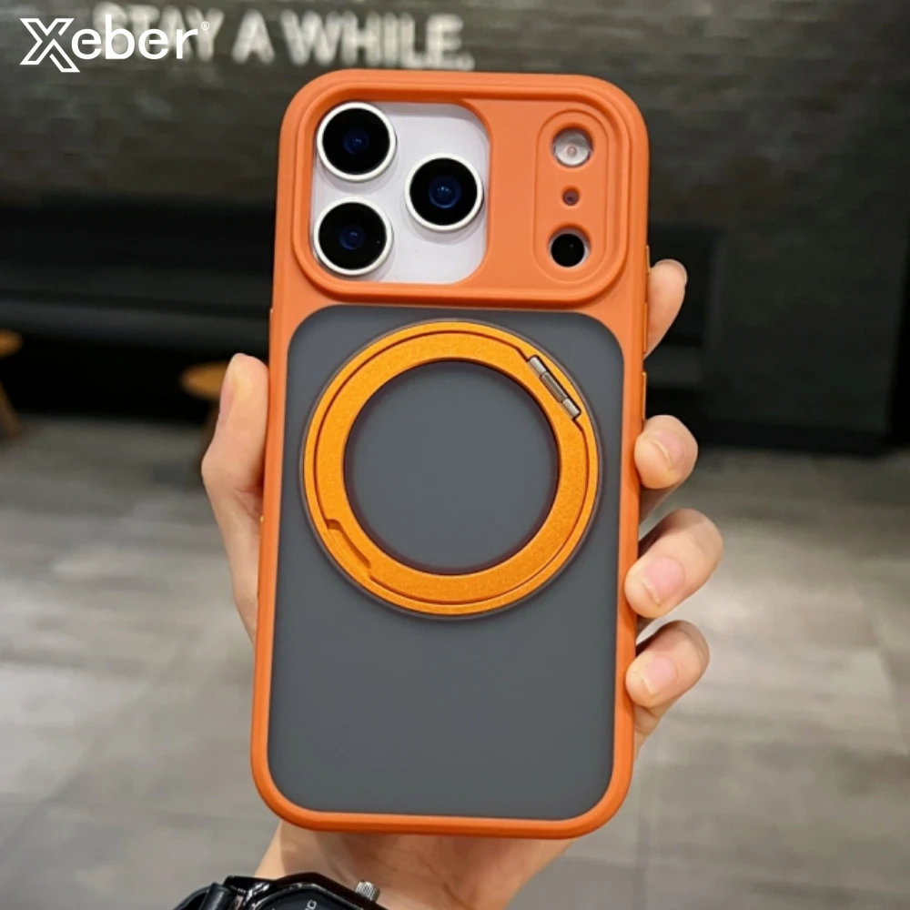 MagSafe Matte Rotating Stand Phone Case 1