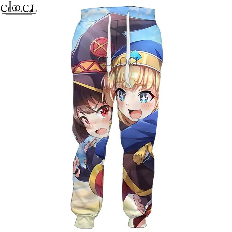 

HX аниме девушка мегумин коносуба брюки мужчины женщины 3D принт Осенние повседневные модные спортивные брюки Harajuku Беговые брюки Прямая поставка