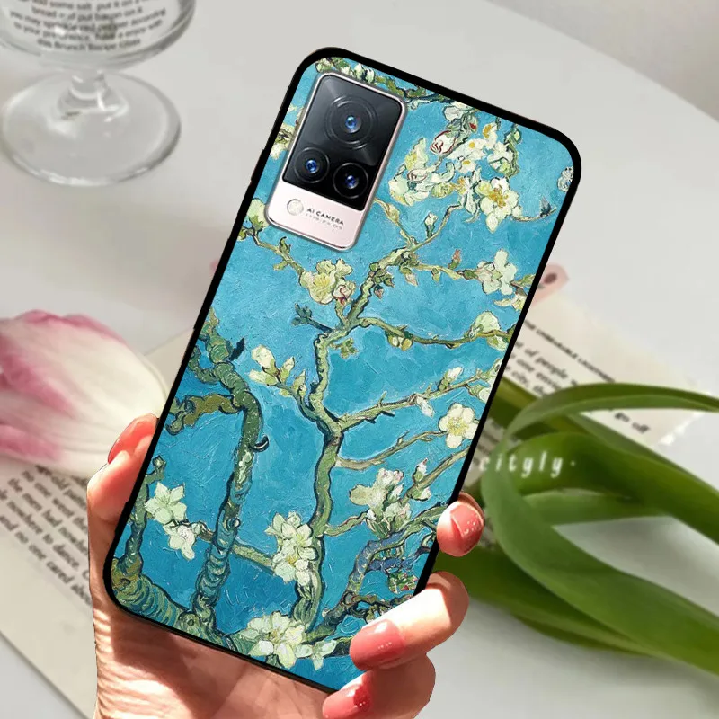 Soft Silicone Phone TPU Coque Cover for Vivo V21 Series - Protective s Shell
