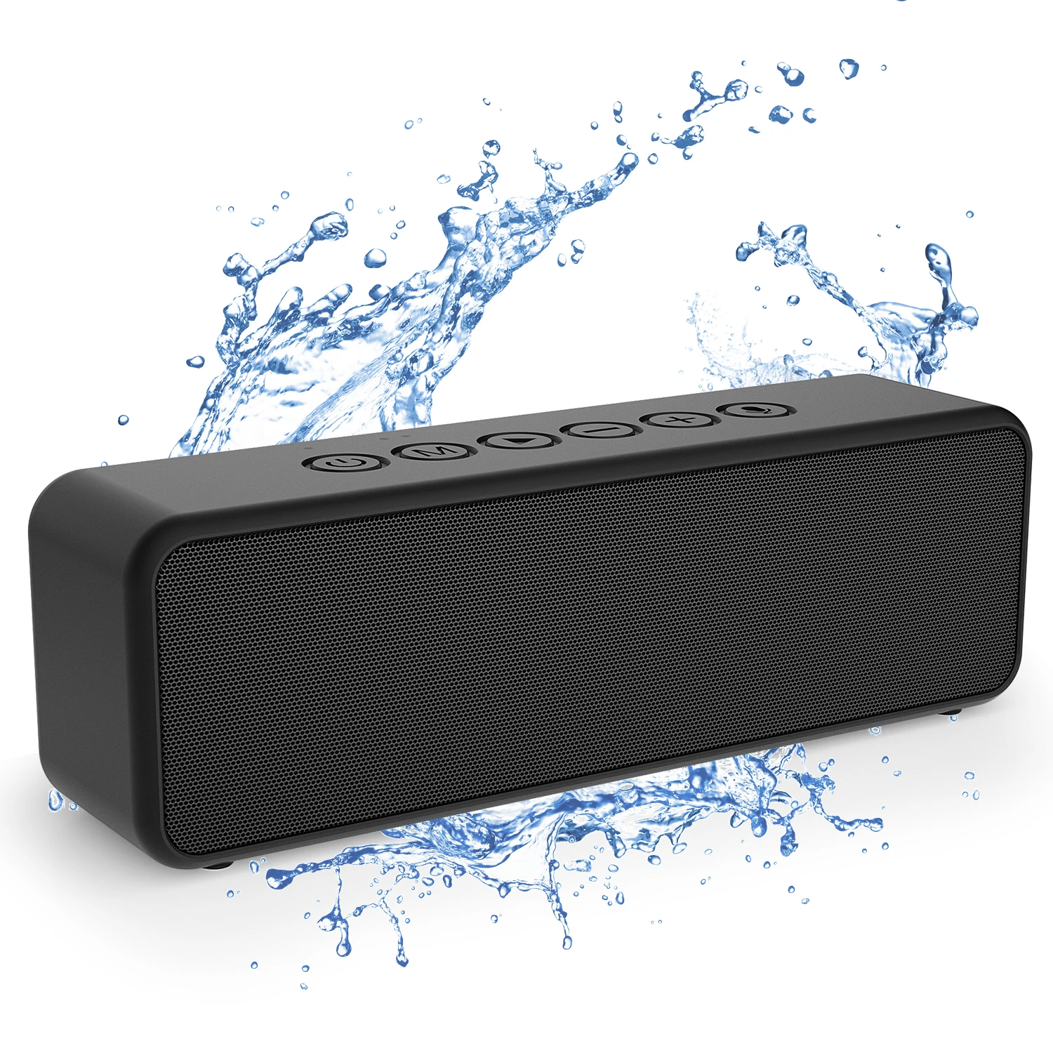 BOGASING M6 portable Bluetooth speaker 30W wireless bluetooth 5.0 speaker enhanced bass built-in mic IPX6 waterproof for camping bluetooth speaker