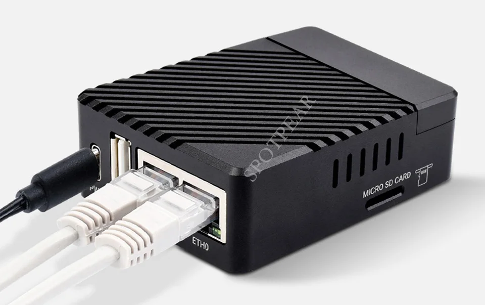 Dual Gigabit Ethernet, Mini Roteador, Caixa De Metal