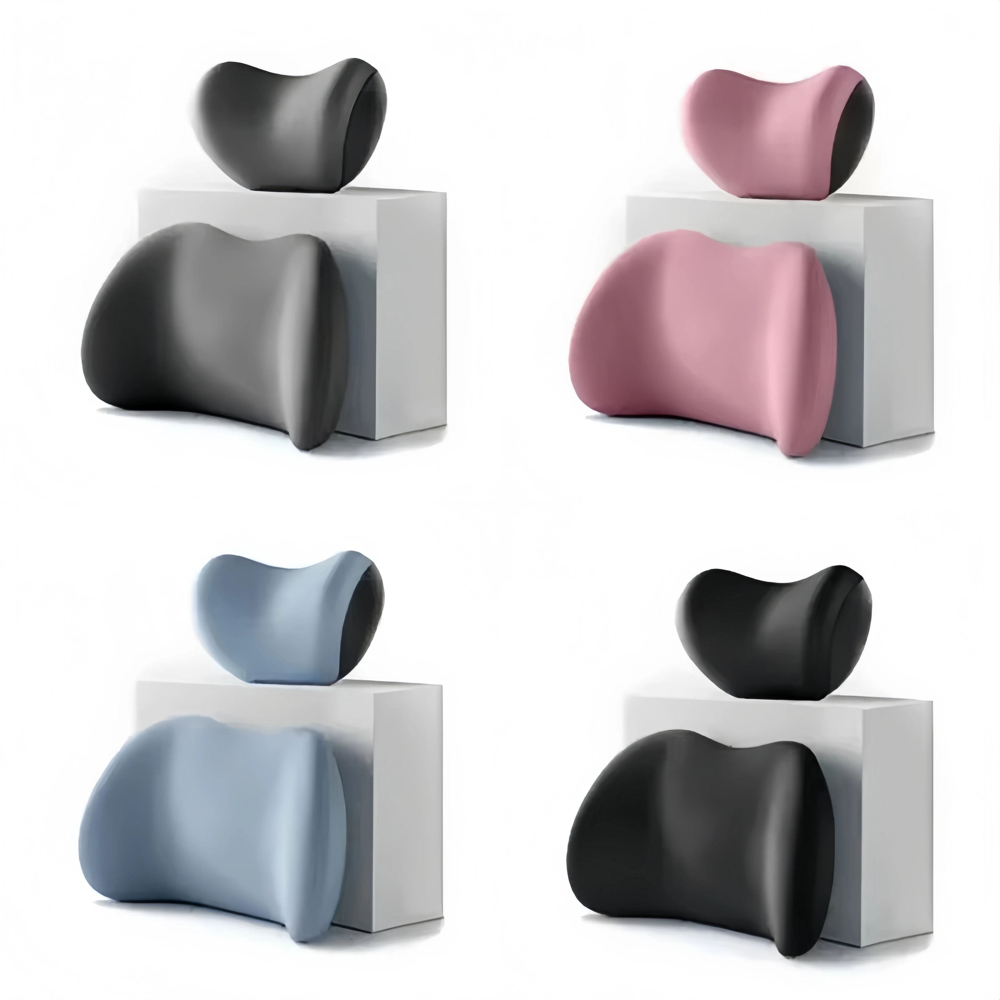 Car Headrest/Lumbar Support Car Neck Pillow Waist Cushion Driver Seat Backrest Cushion Driving Lumbar Support Waist car headrest car pillow car lumbar cushion car lumbar pillow car neck pillow lumbar support pillow