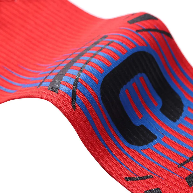 Adjustable Soccer Team Captain C Armband Tournament Tricolor Student Captain Low-Stretch Yarn Band Football Fan Supplies Armband