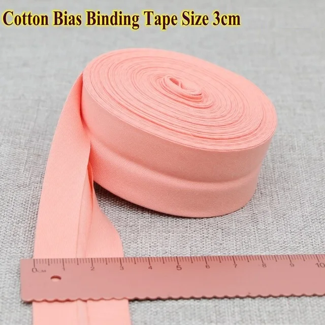 Ruban Polarisé En Coton, Taille 3cm X 5 Mètres, Couleur Unie