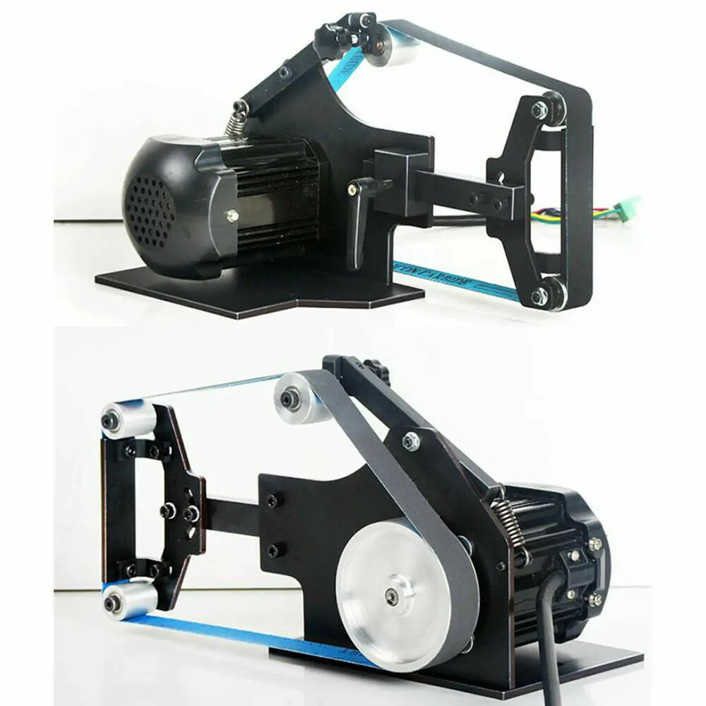 220V Electric Brushless Machine Belt Sander Polishing Grinding Grinder Machine 3