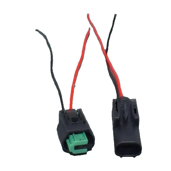 Worldgolden 2pin 0.6 มม.อุณหภูมิน้ําSensor Connector,อัตโนมัติชายหญิง 1-967644-1 968405-1 1-967570-3 สําหรับBmw 1