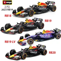 Bburago 1:43 2024 RB20 2023 RB19 2022 RB18 Red Bull F1 Racing Formula Car Static Simulation Diecast Alloy Model Car 1