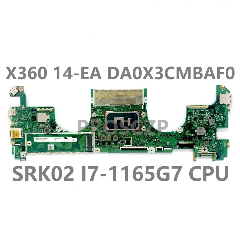 

For HP Spectre X360 14-EA 14T-EA DA0X3CMBAF0 High Quality Mainboard Laptop Motherboard W/SRK05 I7-1165G7 CPU 100% Full Tested OK