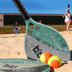 2021 New Lightweight Beach Tennis Racket Pala Padel Professional Raquete Beach Tennis Carbono Outdoor Sports Bag Tennis Racket